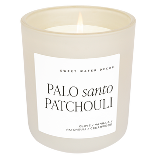 Palo Santo Patchouli Soy Candle