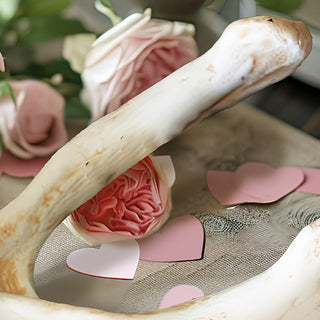 Handmade Love Wishbone Sculpture in Ivory Clay