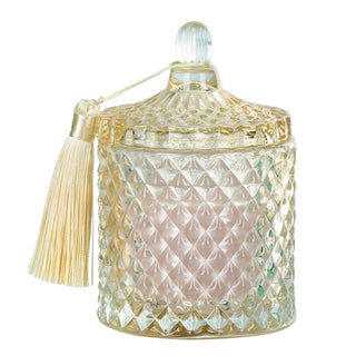 Candle Jar with Tassel, Choose Your Color
