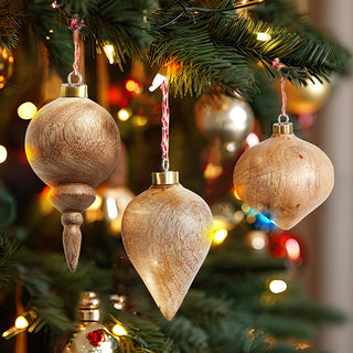Wood Christmas Ornaments