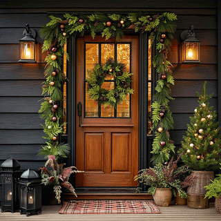 20 Foot Real Mixed Pine Cedar Christmas Garland