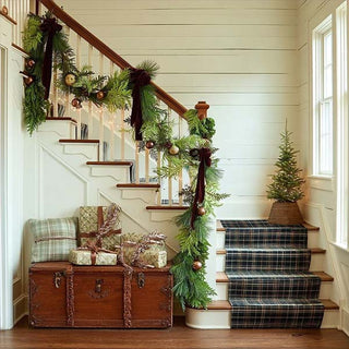 20 Foot Real Mixed Pine Cedar Christmas Garland