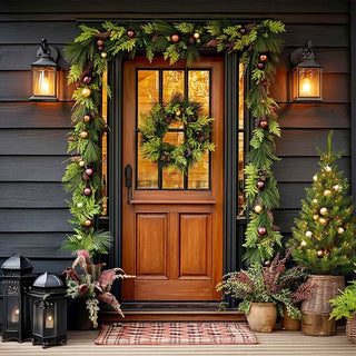 20 Foot Real Mixed Pine Cedar Christmas Garland