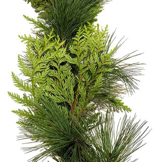 20 Foot Real Mixed Pine Cedar Christmas Garland