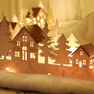 Light Up Christmas Village Tree Skirt