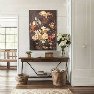 Framed Floral Print Wall Art