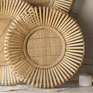 Bamboo Wall Baskets, Set of 3