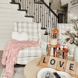 Pink Faux Fur Cozy Accents, Pick Your Style