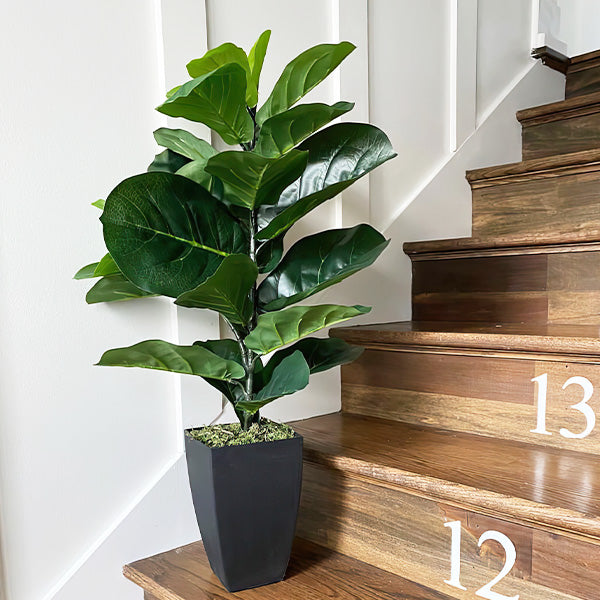 silk fiddle leaf fig Faux Fiddle Leaf Fig