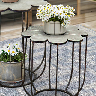 Daisy Flower Pot Stands, Set of Two