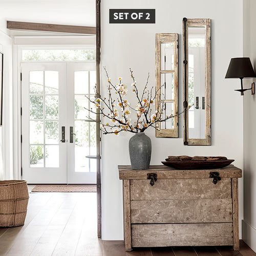 Vintage Window Mirror, Set of 2 Decor Steals