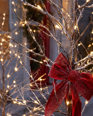 Glistening Outdoor LED Trees, Set of 3