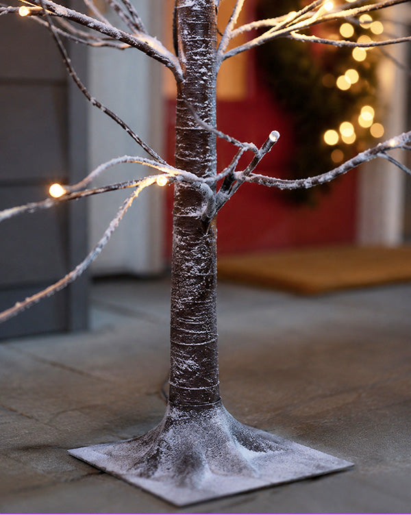 Glistening Outdoor LED Trees, Set of 3