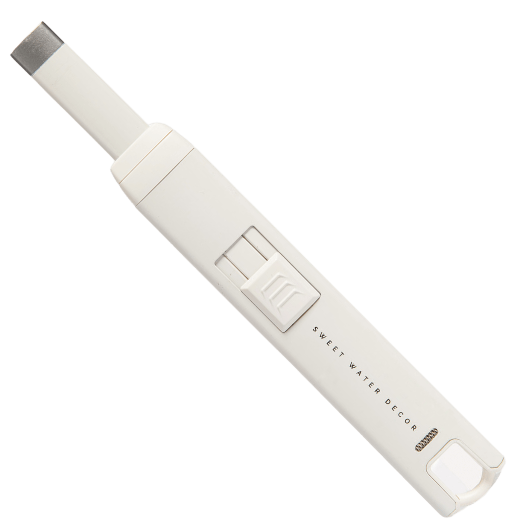White Raffles Lighter Slate White Large Electric Lighter - Decor Steals