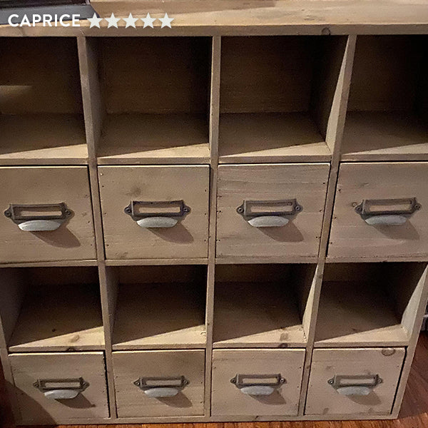 Library Cubbies Library Card Cubby Cabinet with Drawers - Default Title - Decor Steals
