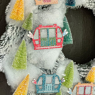 Light-Up Colorful Gondola Wreath