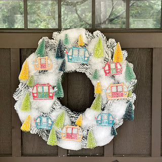 Light-Up Colorful Gondola Wreath