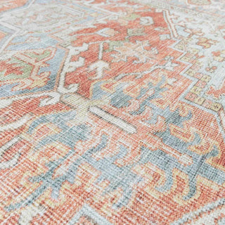 Coral Rust Washable Rug