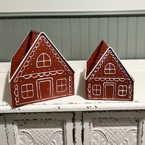 gingerbread house plants Gingerbread House Planters, Set of 2
