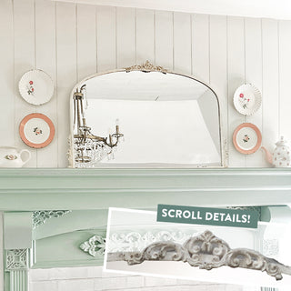 Traditional Ornate Arched Wall Mirror