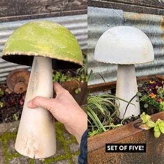 Handmade Mushroom Garden Decor