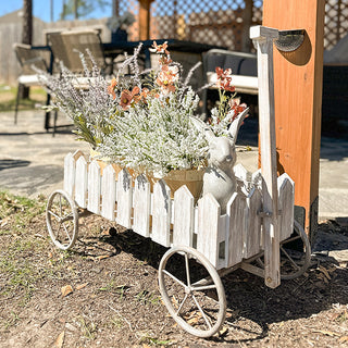 Picket Fence Wooden Cart