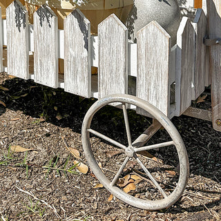 close up of Wooden Cart