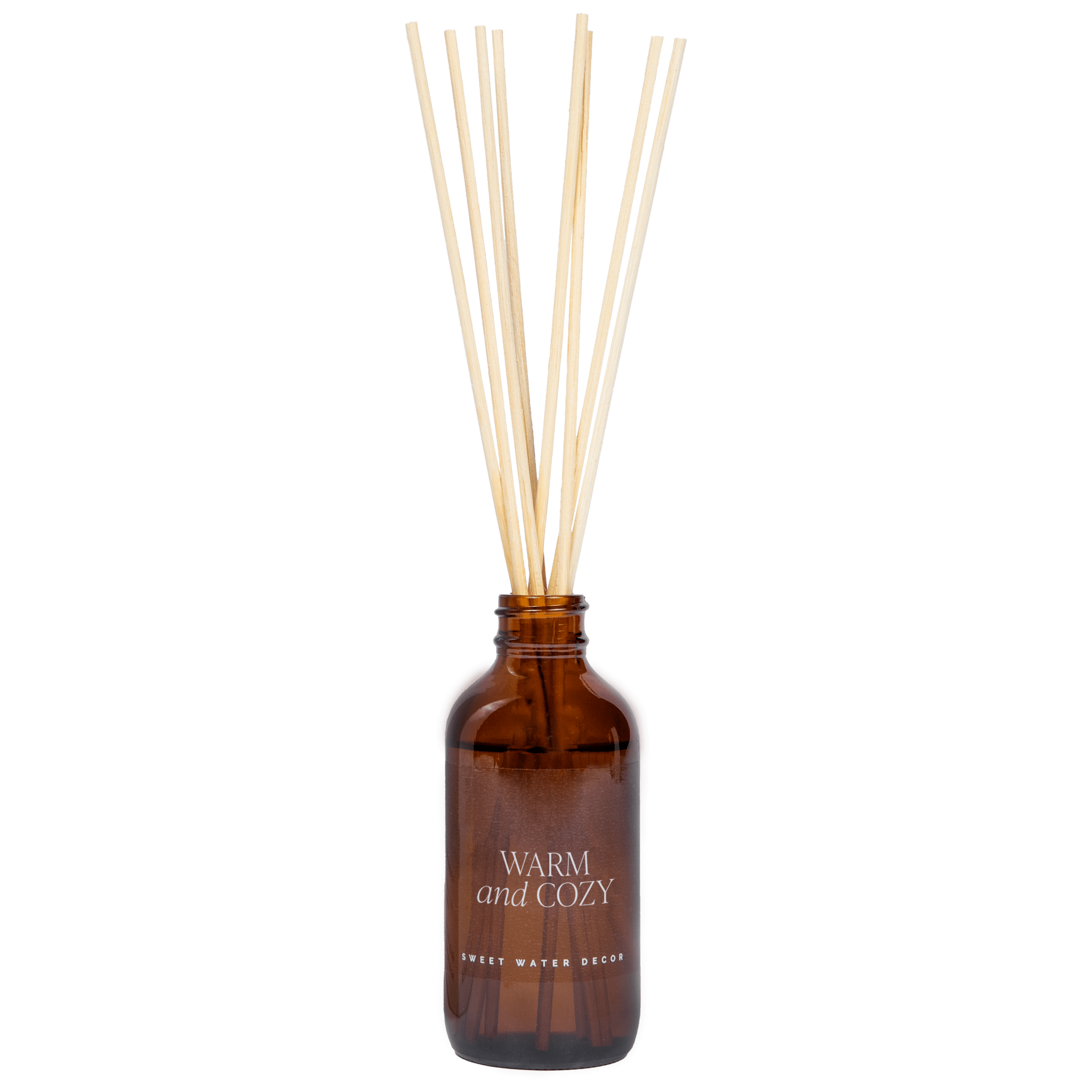 Amber Sunrise Reed Diffuser Warm and Cozy Amber Reed Diffuser - Decor Steals