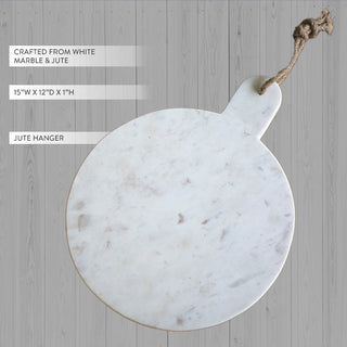 Marble Cutting Board with Hanger