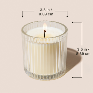 Love You Fluted Soy Candle