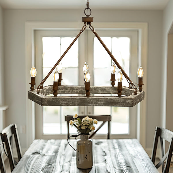 Rustic Chandelier - Decor Steals