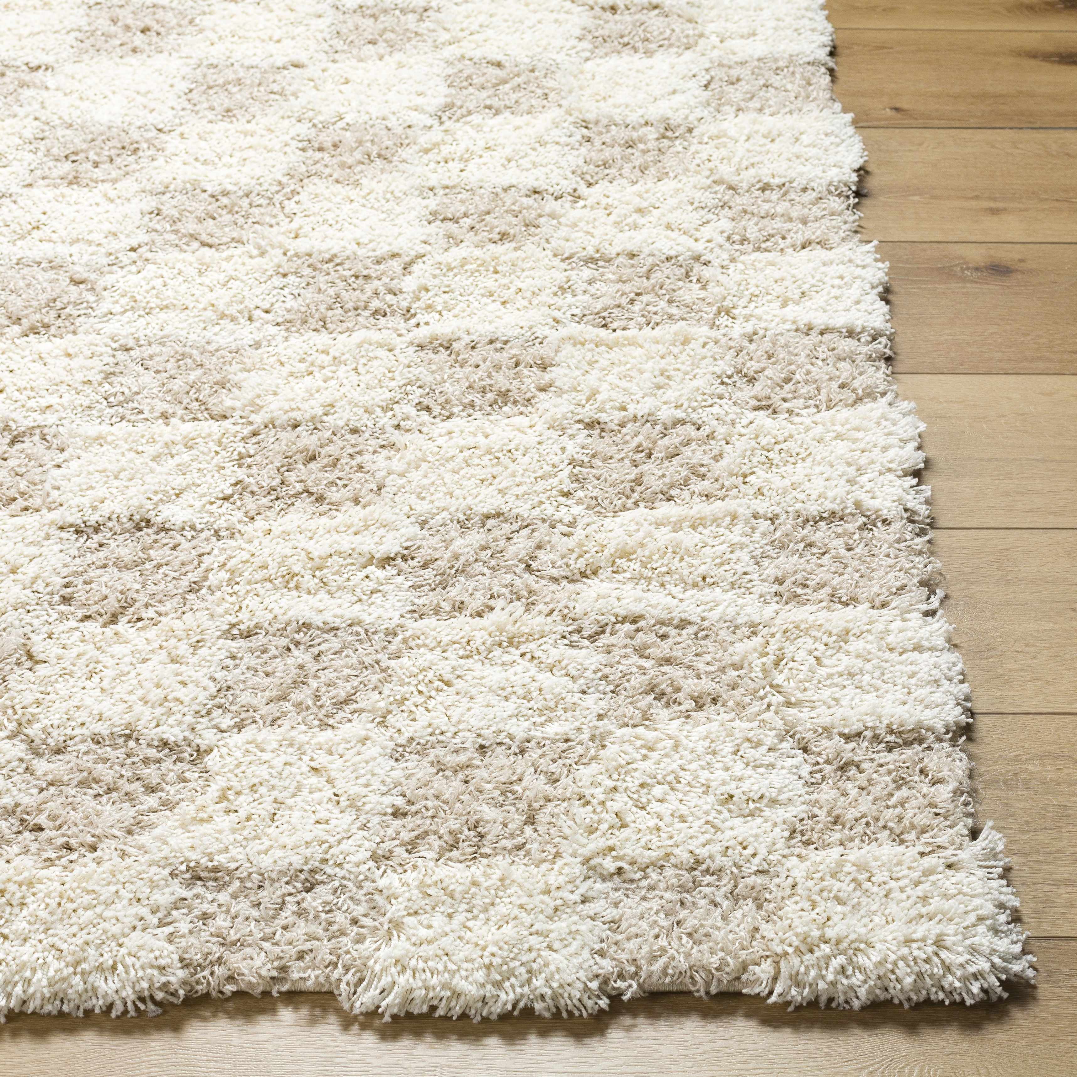 Neurtral Checkerd Rug Neutral Checkered Area Rug - Decor Steals