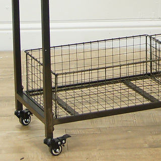 3 Tier Rolling Cart with Baskets