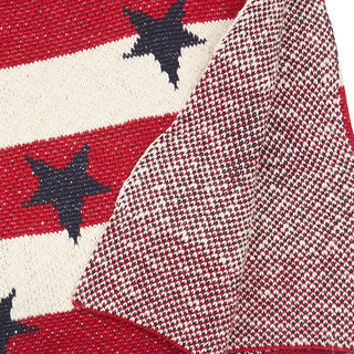 Patriotic Star and Stripes Throw
