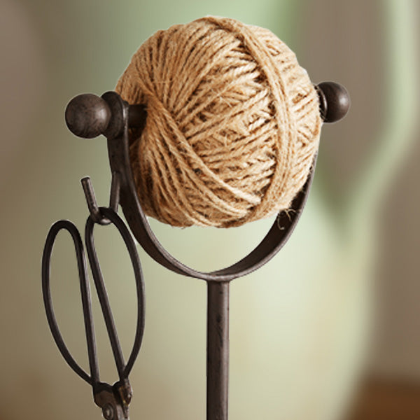 garden twine and scissors Freestanding Twine Holder with Scissors
