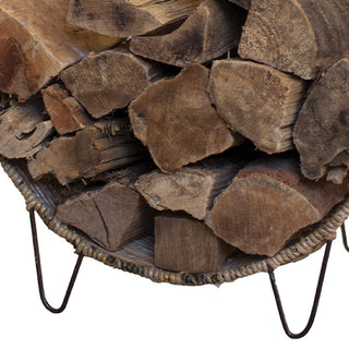 Handmade Earthy Firewood Storage Bin