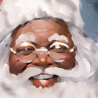 Vintage Inspired Santa Wall Art