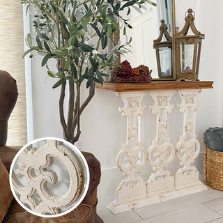 Intricate Scrollwork Console Table