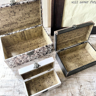 Decorative Storage Boxes, Set of 3