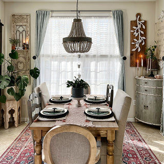 Wooden End Table dining room