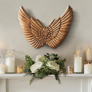 Reclaimed Angel Wings Wall Decor