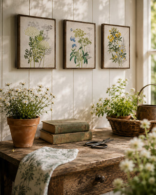 botanical wall decor set of 3