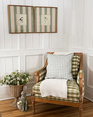 Layered Double-Sided Botanical and Cottage Framed Art, Set of 2