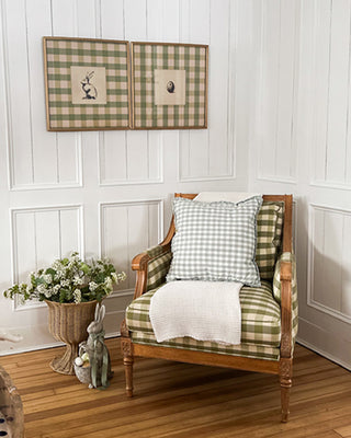 Layered Double-Sided Botanical and Cottage Framed Art, Set of 2