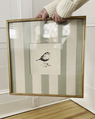 Layered Double-Sided Botanical and Cottage Framed Art, Set of 2