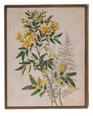 yellow meadow wall decor