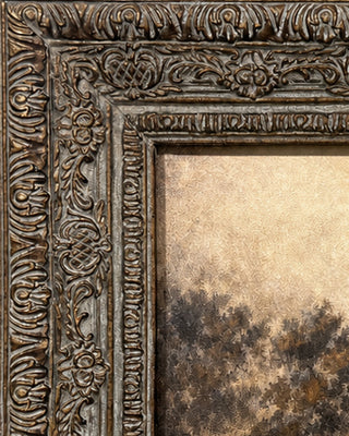 Old-World Ornate Framed Landscape Art Print