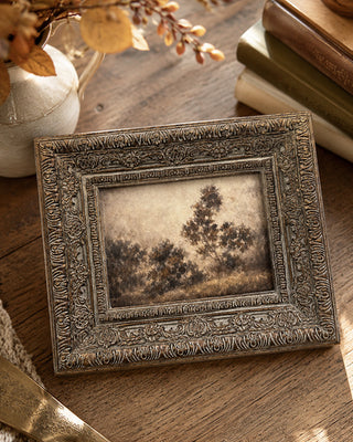 Old-World Ornate Framed Landscape Art Print