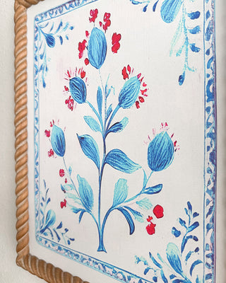 Red, White and Blue Floral Wall Art, Set of Four | Celebrate America’s 250th
