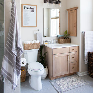 Handwoven Scalloped Seagrass Storage Baskets, Set of 2